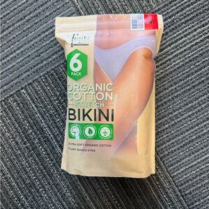 Felina White Bikini Briefs - 6 Pack